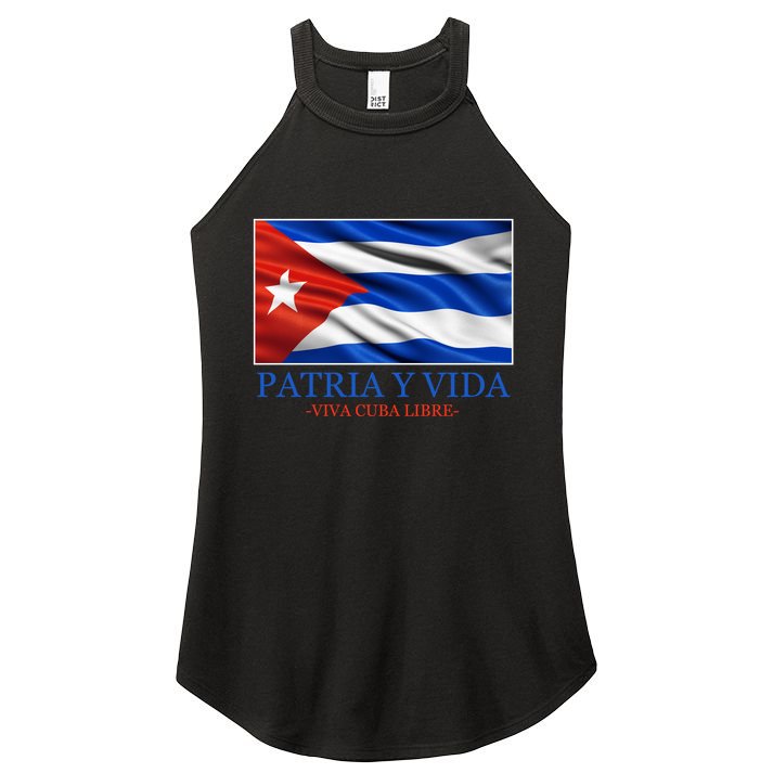 Patria Y Vida Viva Cuba Libre Women's Perfect Tri Rocker Tank