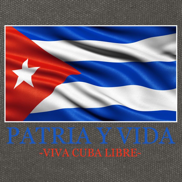 Patria Y Vida Viva Cuba Libre Cotton Canvas Backpack