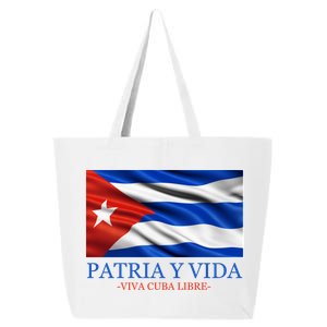 Patria Y Vida Viva Cuba Libre 25L Jumbo Tote