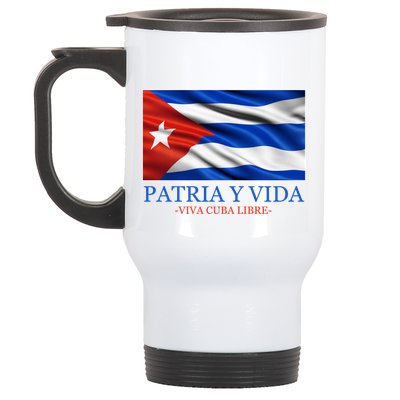 Patria Y Vida Viva Cuba Libre Stainless Steel Travel Mug