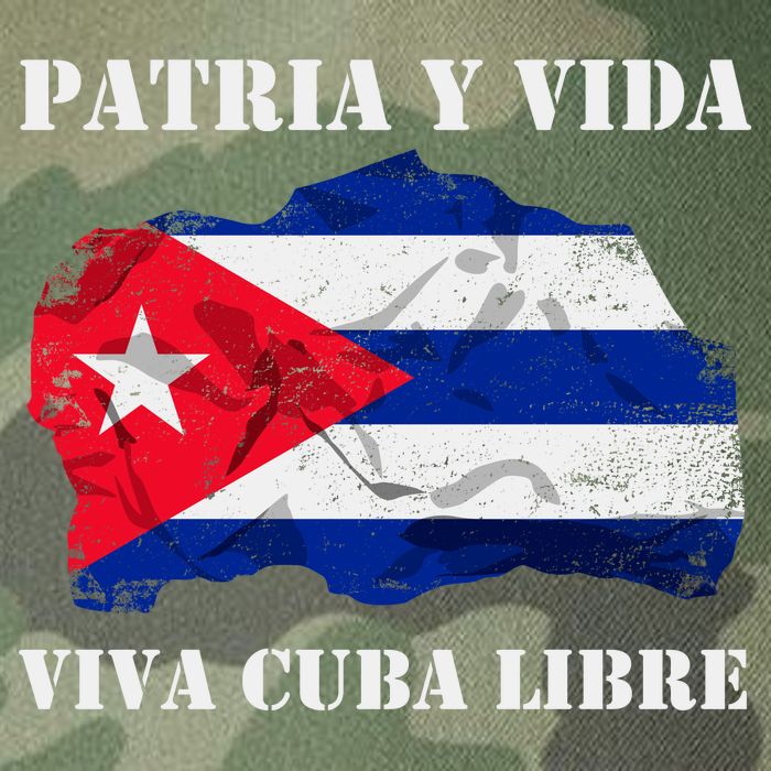 Patria Y Vida Viva Cuba Libre Distressed Cuban Flag Legacy Tie Dye Trucker Hat