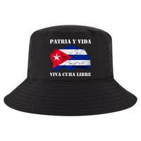 Patria Y Vida Viva Cuba Libre Distressed Cuban Flag Cool Comfort Performance Bucket Hat