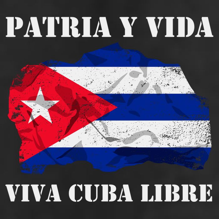 Patria Y Vida Viva Cuba Libre Distressed Cuban Flag Cool Comfort Performance Bucket Hat