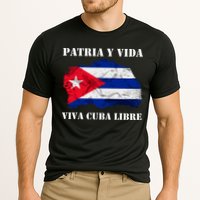 Patria Y Vida Viva Cuba Libre Distressed Cuban Flag Performance Shirt