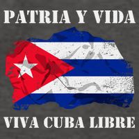 Patria Y Vida Viva Cuba Libre Distressed Cuban Flag Vector Backpack
