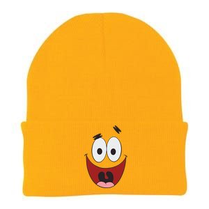 Patrick Cartoon Smile Face Knit Cap Winter Beanie