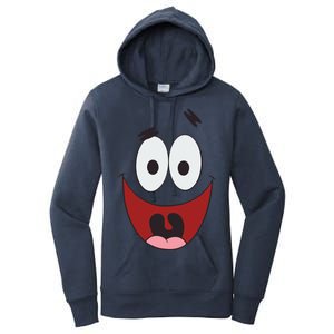 Patrick Cartoon Smile Face Women's Pullover Hoodie