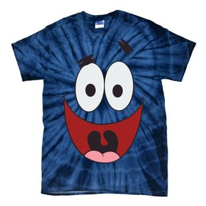 Patrick Cartoon Smile Face Tie-Dye T-Shirt