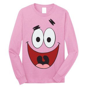 Patrick Cartoon Smile Face Long Sleeve Shirt