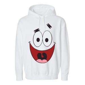 Patrick Cartoon Smile Face Garment-Dyed Fleece Hoodie