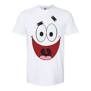 Patrick Cartoon Smile Face Softstyle® CVC T-Shirt