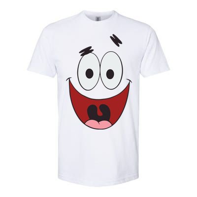 Patrick Cartoon Smile Face Softstyle® CVC T-Shirt