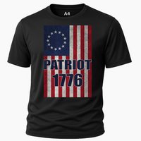 Patriot Betsy Ross Flag 1776 Cooling Performance Crew T-Shirt