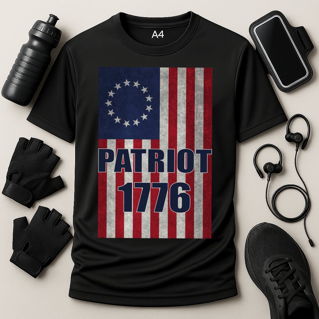 Patriot Betsy Ross Flag 1776 Performance Shirt