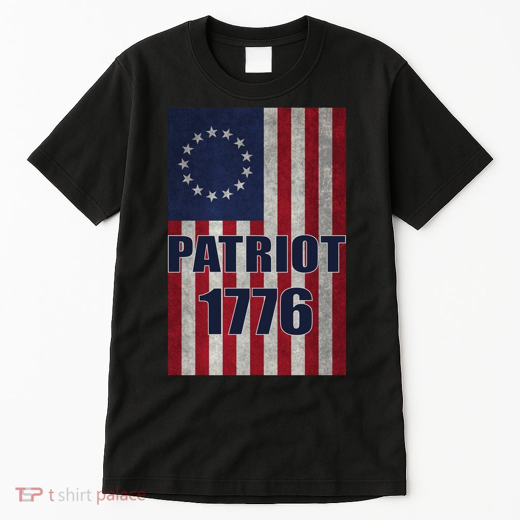 Patriot Betsy Ross Flag 1776 Tall T-Shirt