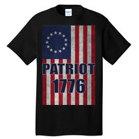 Patriot Betsy Ross Flag 1776 Tall T-Shirt