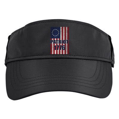 Patriot Betsy Ross Flag 1776 Adult Drive Performance Visor