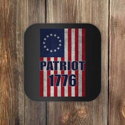 Patriot Betsy Ross Flag 1776 Coaster