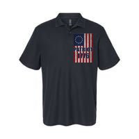 Patriot Betsy Ross Flag 1776 Softstyle Adult Sport Polo