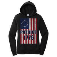 Patriot Betsy Ross Flag 1776 Women's Pullover Hoodie