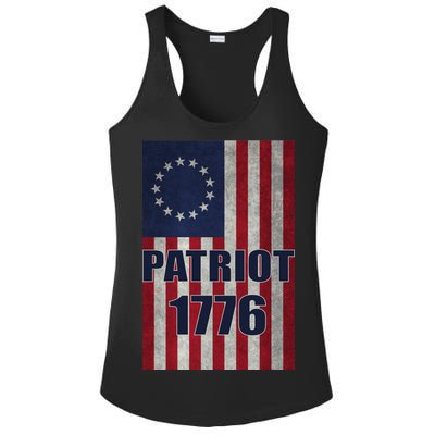 Patriot Betsy Ross Flag 1776 Ladies PosiCharge Competitor Racerback Tank