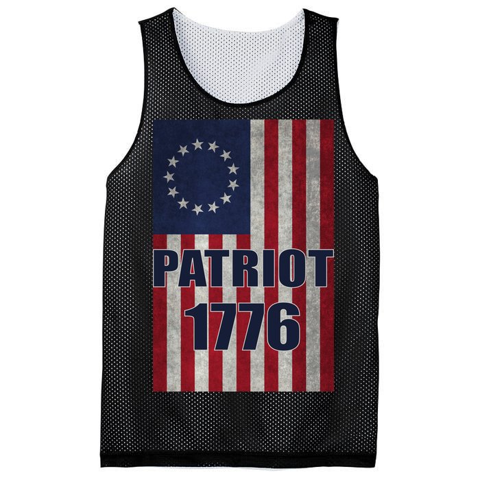 Patriot Betsy Ross Flag 1776 Mesh Reversible Basketball Jersey Tank