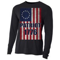 Patriot Betsy Ross Flag 1776 Cooling Performance Long Sleeve Crew