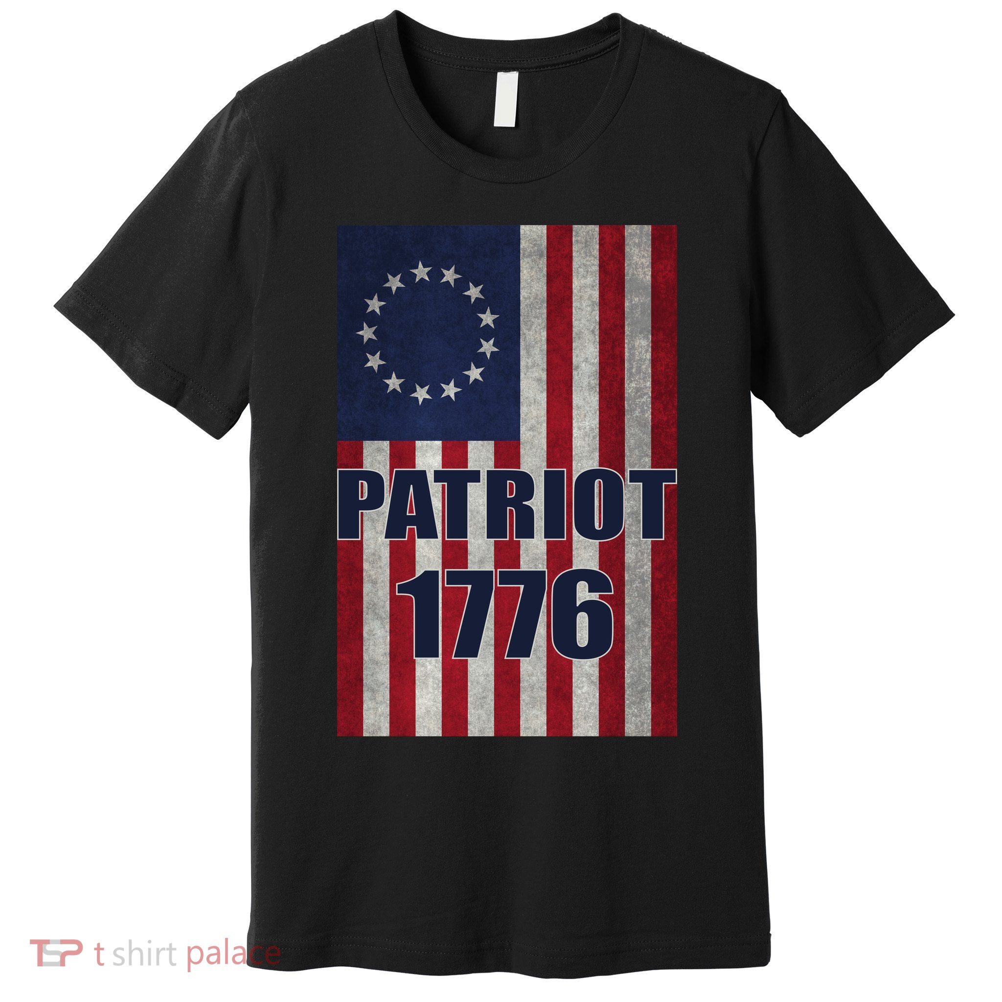 Patriot Betsy Ross Flag 1776 Premium T-Shirt