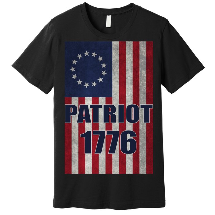 Patriot Betsy Ross Flag 1776 Premium T-Shirt