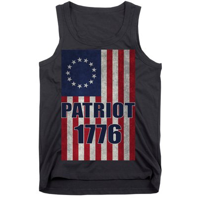 Patriot Betsy Ross Flag 1776 Tank Top