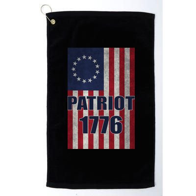 Patriot Betsy Ross Flag 1776 Platinum Collection Golf Towel