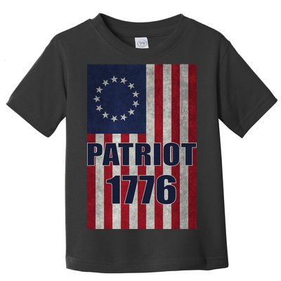 Patriot Betsy Ross Flag 1776 Toddler T-Shirt