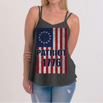 Patriot Betsy Ross Flag 1776 Women's Strappy Tank