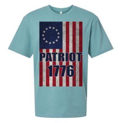 Patriot Betsy Ross Flag 1776 Sueded Cloud Jersey T-Shirt