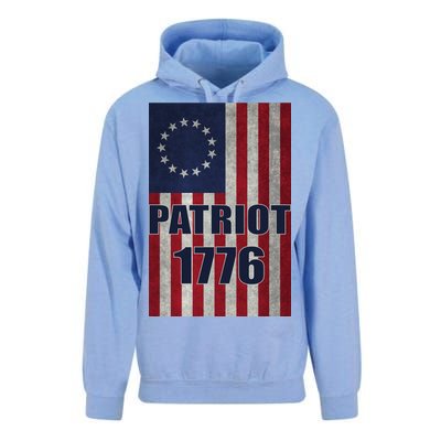 Patriot Betsy Ross Flag 1776 Unisex Surf Hoodie