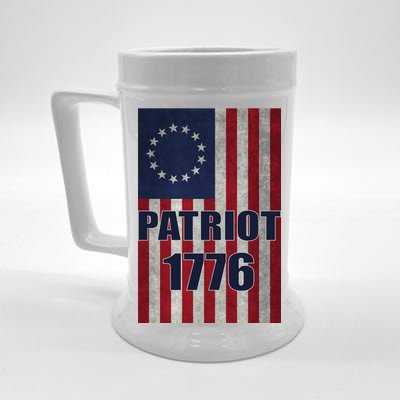 Patriot Betsy Ross Flag 1776 Beer Stein