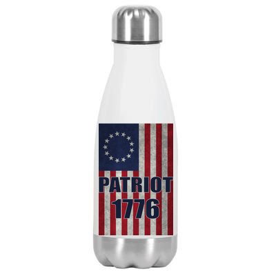 Patriot Betsy Ross Flag 1776 Stainless Steel Insulated Water Bottle