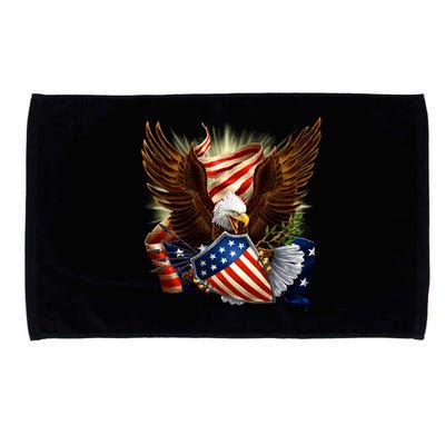 Patriot Eagle American Shield Microfiber Hand Towel