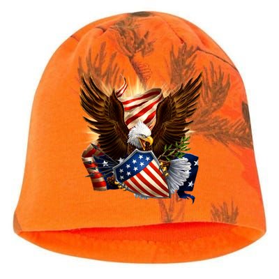 Patriot Eagle American Shield Kati - Camo Knit Beanie