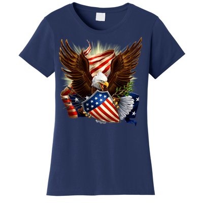 Patriot Eagle American Shield Women's T-Shirt