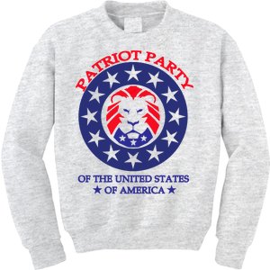 Patriot Party Of The United States Of America Kids Sweatshirt