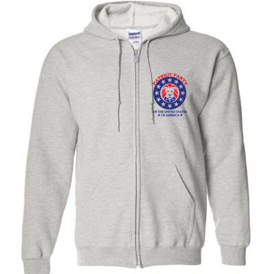 Patriot Party Of The United States Of America Full Zip Hoodie
