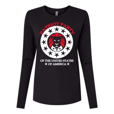 Patriot Party Of The United States Of America Womens Cotton Relaxed Long Sleeve T-Shirt