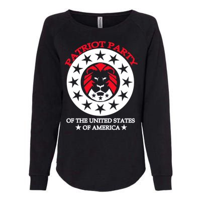 Patriot Party Of The United States Of America Womens California Wash Sweatshirt