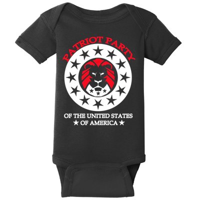 Patriot Party Of The United States Of America Baby Bodysuit