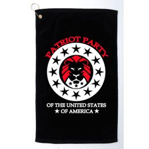 Patriot Party Of The United States Of America Platinum Collection Golf Towel