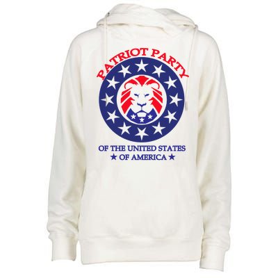 Patriot Party Of The United States Of America Womens Funnel Neck Pullover Hood