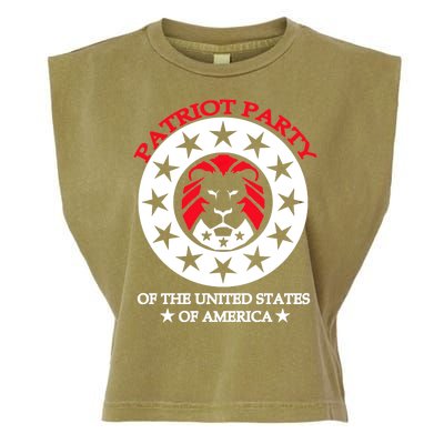 Patriot Party Of The United States Of America Garment-Dyed Women's Muscle Tee