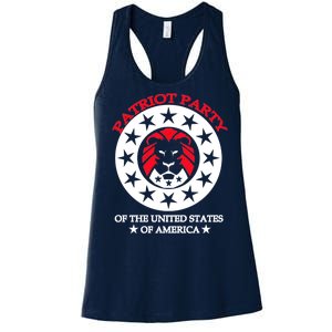 Patriot Party Of The United States Of America Women's Racerback Tank