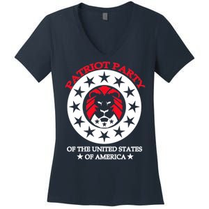 Patriot Party Of The United States Of America Women's V-Neck T-Shirt